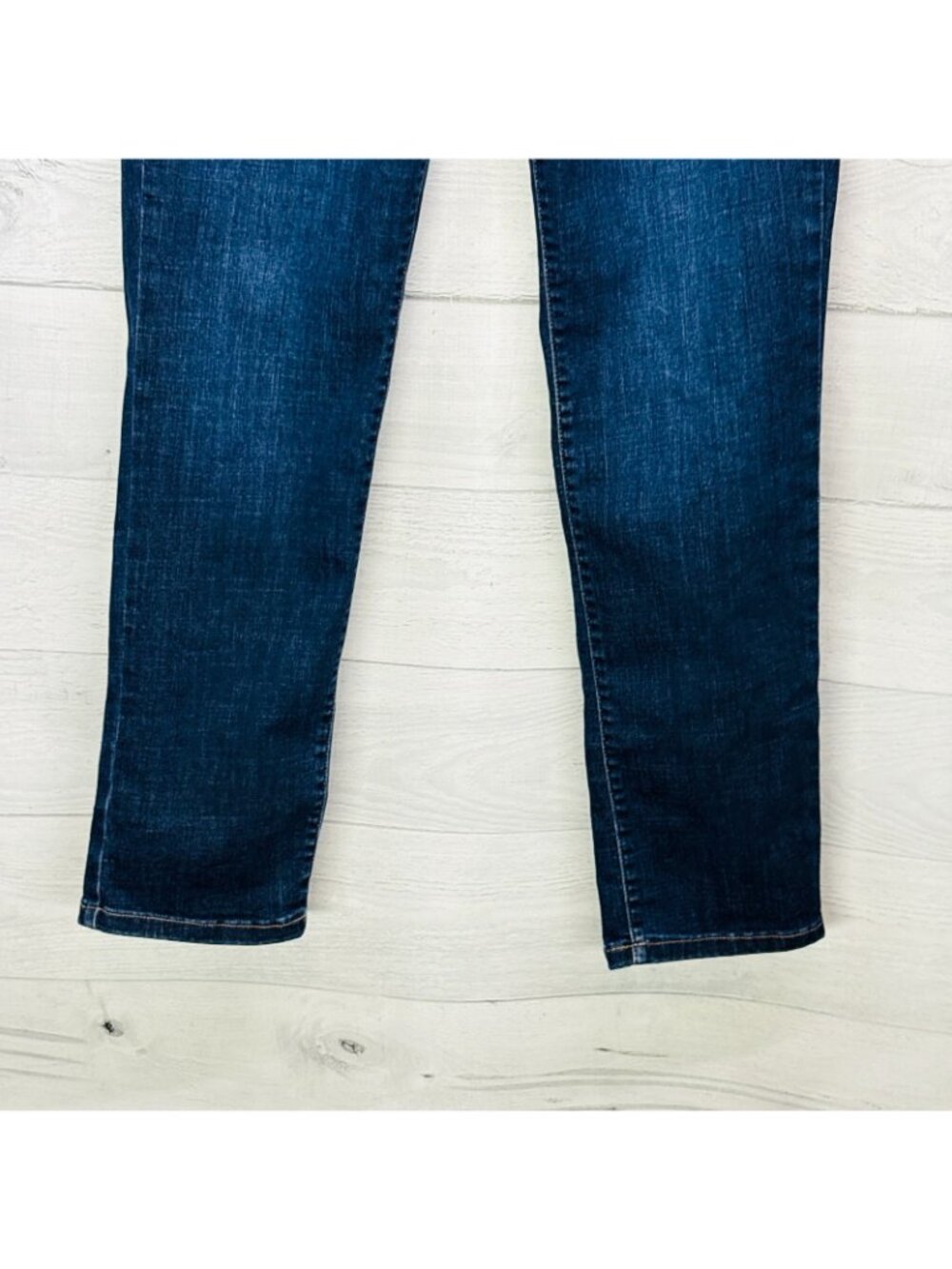 J.Jill Boyfriend Straight Leg Ankle Jeans Women’s Size 8 Dark Wash Stretch Denim - Picture 6 of 12